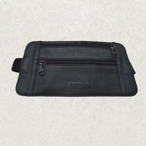 Supreme Black Leather Belt Bag